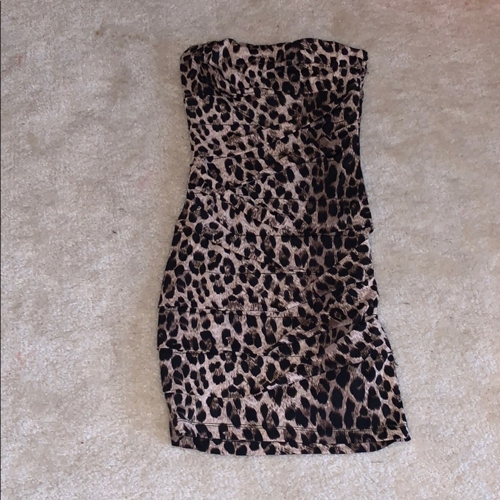 Strapless dress!